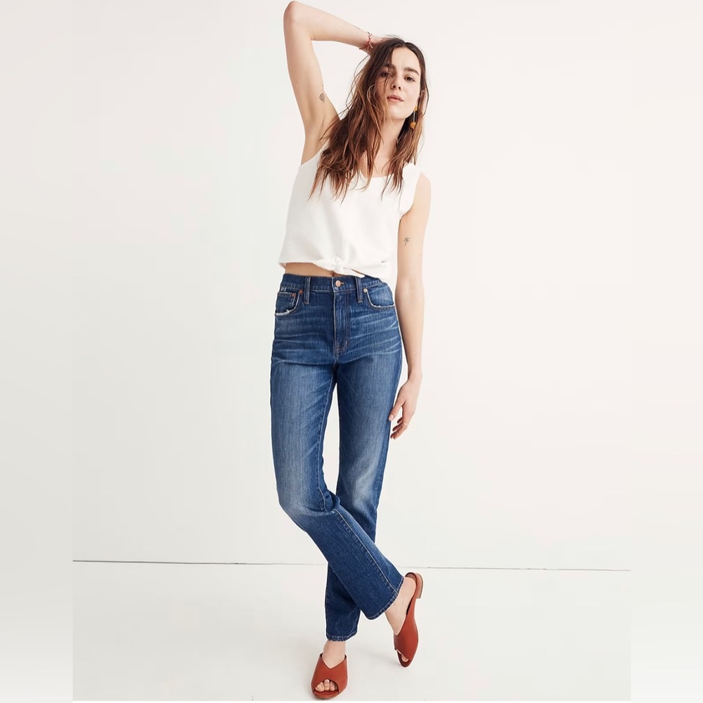 Madewell high rise boyjean